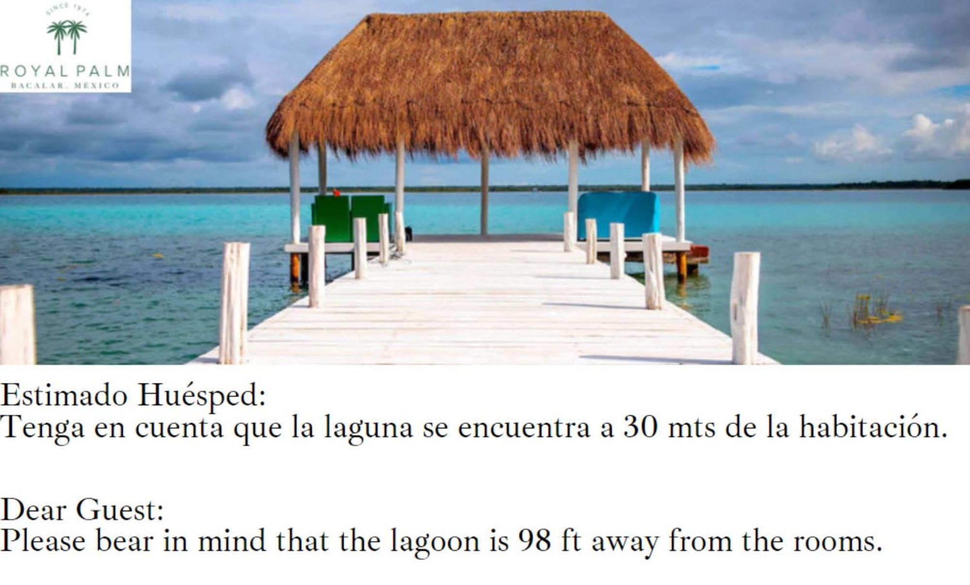 Royal Palm Bacalar Cabanas & Lagoon Club الغرفة الصورة
